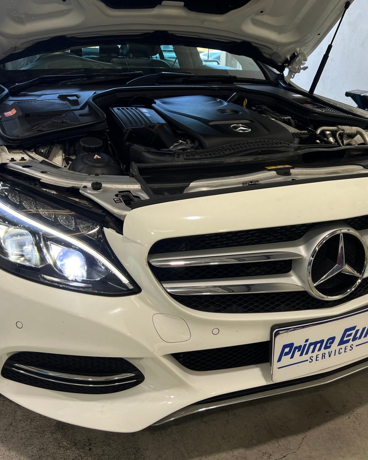 Mercedes C200 overheating issue